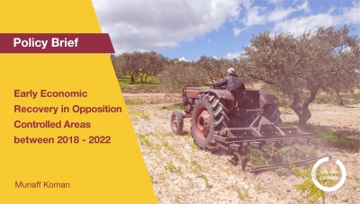 Early Economic Recovery in Opposition Controlled Areas  between 2018 -2022