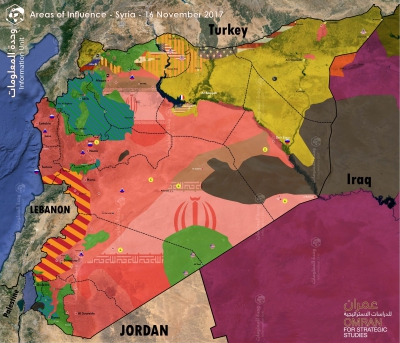 Map of Control and Influence: Syria &quot;16 November 2017&quot;