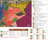 Map of Control and Influence in Syria February 16, 2018